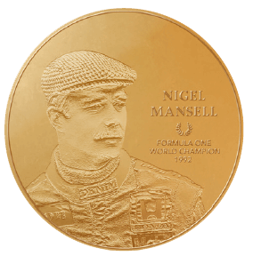 Investiční mince Nigel Mansell - Formula One World Champion, 1992